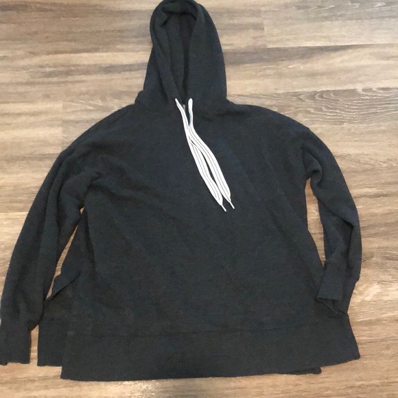 aerie Tops - Aerie, gray sweatshirt with slits on the side